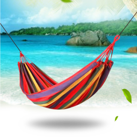 Outdoor Thickened Canvas Leisure Hammock