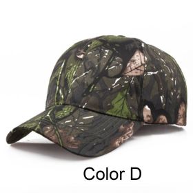 1pc Men's Adjustable Cap; Camo Baseball Hunting Fishing Twill Fitted Cap For Super Foot Bowl Sunday Party - Color D