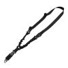 Single Point Tactical Rope; Multifunctional Nylon Rope For Outdoor - Black