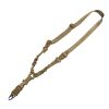 Single Point Tactical Rope; Multifunctional Nylon Rope For Outdoor - Tan