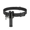 1pc Fishing Waist Belt With Adjustable Wading Belt Buckle; Rod Holder For Men Fishmen Outdoor - Khaki