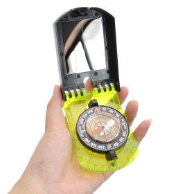 Hiking Backpacking Compass; Boy Scout Compass; Camping And Navigation; Orienteering; Hiking Map Reading - Yellow