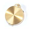 Outdoor Multifunctional Pure Copper Flip Cover Luminous Compass; Pocket Watch Type North Compass - Copper