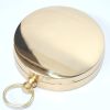 Outdoor Multifunctional Pure Copper Flip Cover Luminous Compass; Pocket Watch Type North Compass - Copper