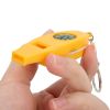 4 In 1 Emergency Survival Whistle With Compass Thermometer Magnifier For Hiking Camping Hunting Fishing - Yellow