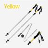 Lightweight 5-section Foldable 7075 Trekking Pole Hiking Pole - Yellow