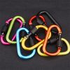 Aluminum D-Ring Locking Carabiner Light but Strong NOT for Climbing(Pack of 10) - color