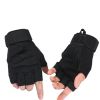 Tactical Gloves Military Combat Gloves with Hard Knuckle for Men Hunting, Shooting, Airsoft, Paintball, Hiking, Camping, Motorcycle Gloves - Large - B