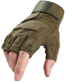 Tactical Gloves Military Combat Gloves with Hard Knuckle for Men Hunting, Shooting, Airsoft, Paintball, Hiking, Camping, Motorcycle Gloves - Large - G