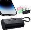 PowerKey ‚Äì Keychain 2 in 1 Power Bank With Dual Charging Cord - Black