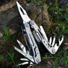 Multifunction Stainless Steel Multi-tool Pocket Knife Pliers Folding Pliers Mini Portable Folding Pliers Folding Blade Knife - Black-S