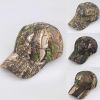 1pc Men's Adjustable Cap; Camo Baseball Hunting Fishing Twill Fitted Cap For Super Foot Bowl Sunday Party - Color C