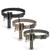 1pc Fishing Waist Belt With Adjustable Wading Belt Buckle; Rod Holder For Men Fishmen Outdoor - Khaki