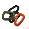 Plastic D-Ring Locking Carabiner Light but Strong NOT for Climbing(Pack of 10) - BQD01