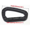 Plastic D-Ring Locking Carabiner Light but Strong NOT for Climbing(Pack of 10) - BQD01