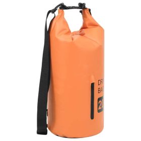 Dry Bag with Zipper Orange 5.3 gal PVC - Orange