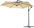 Cantilever Hanging Umbrella Rotation Patio Offset Umbrella without Weight Base - KM3841