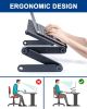 Adjustable Laptop Desk;  RAINBEAN Laptop Stand for Bed Portable Lap Desk Foldable Table Workstation Notebook Riser with Mouse Pad;  Ergonomic Computer